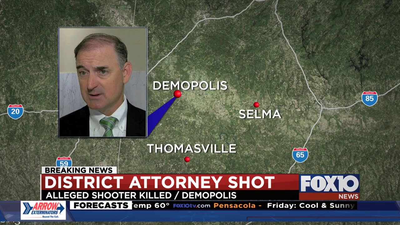 District Attorney shot in Demopolis YouTube