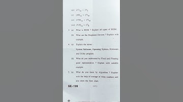 BCA 1st Sem computer fundamental question paper 2019 - 2020 | mjpru