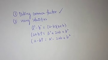 S2 Mathematics: Factorization by using identities