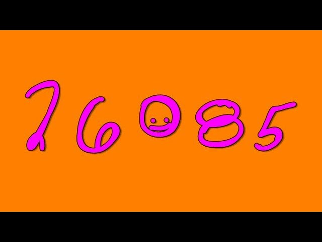 ⭐︎のに⭐︎です！！ Colorful Numbers 1 to 88888 - YouTube