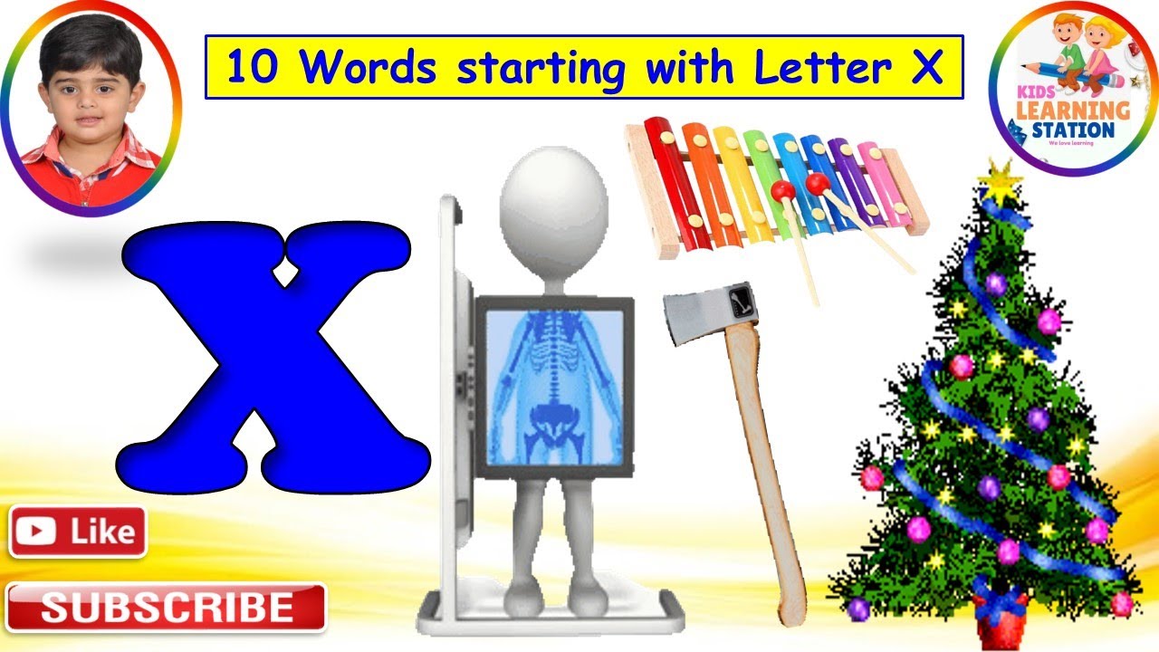 Letter X Words With Letter X Alphabet Letter X Words Starting 