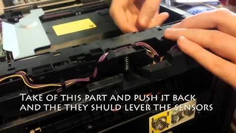 How to fix Paper Stuck Jam Error in HP Laserjet CP2025/Pro 400