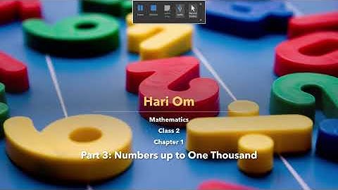 Number Upto 1000 (Part3) Chapter 1 Mathematics Class 2