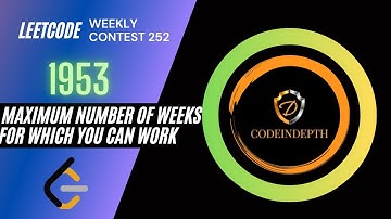 Maximum number of weeks for which you can work leetcode medium1953 Leetcode weekly Contest 252