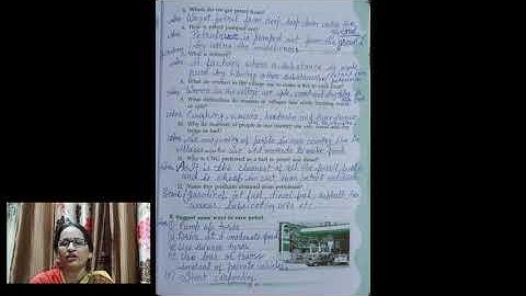 Chapter-12 What if it Finishes...? (E.V.S.) Class-5th  APC Workbook Solutions explained in Hindi