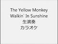 The Yellow Monkey Walkin`In Sunshine 生演奏 カラオケ Instrumental cover