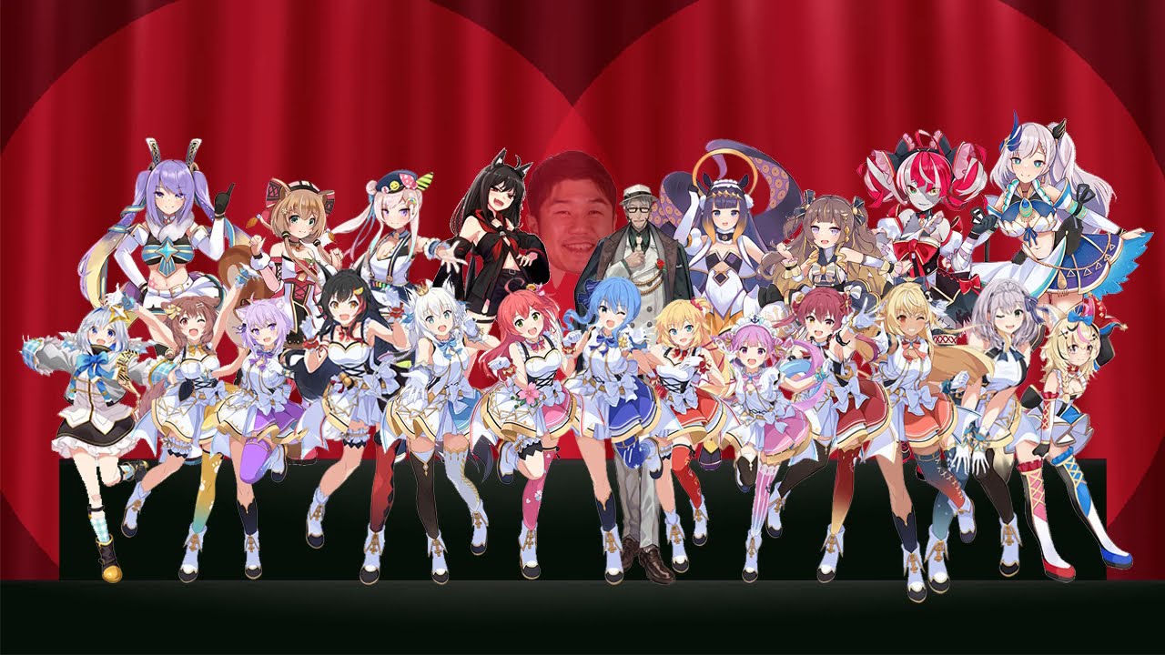 Hololive songs - Sugar Song to Bitter Step - 22 member mashup