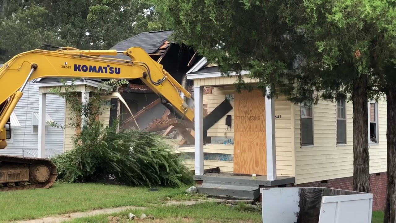 burnt house torn down YouTube