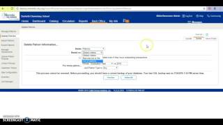 Section One: Updating/Deleting Patron Info