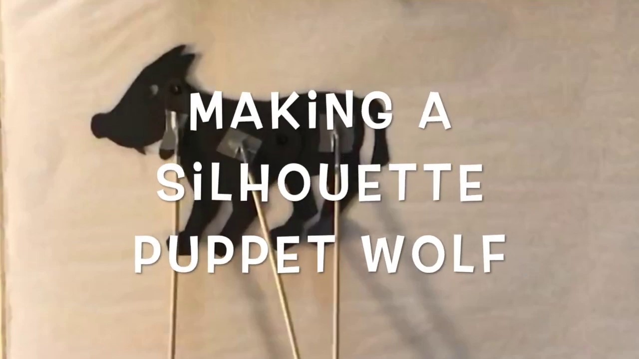 Making a Silhouette Puppet Wolf - YouTube