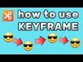 how to use key frame tool - Youcut video editor