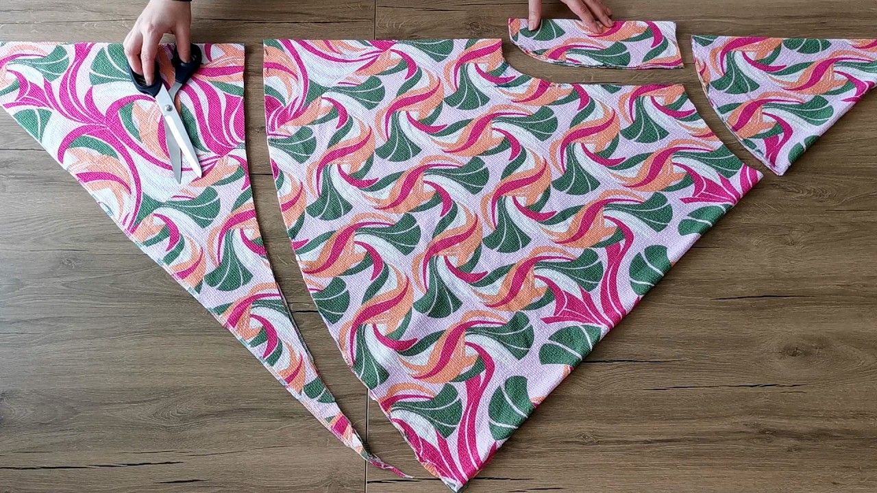 ❤️ Очень простой пошив брюк | Подробный урок по пошиву юбки-палаццо - брюк