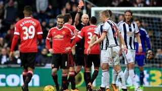 Juan Mata Sending Off! | West Bromwich Albion 1-0 Manchester United | Goal: Salomon Rondon | REVIEW