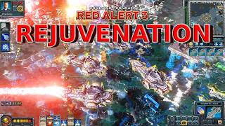 Red Alert 3 Rejuvenation MOD GRF in 4v4 | Amphitrite Cruiser in Action!