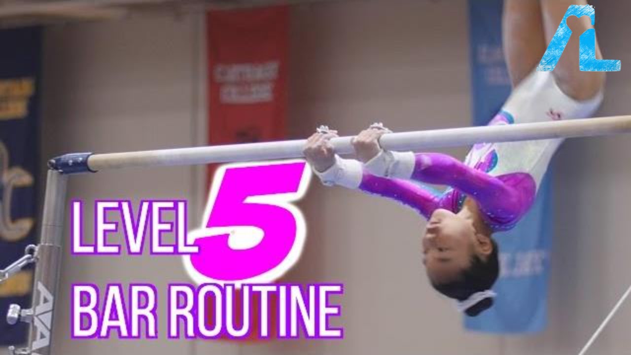 Alize Lee Usa Gymnastics Level 5 Bar Routine Youtube