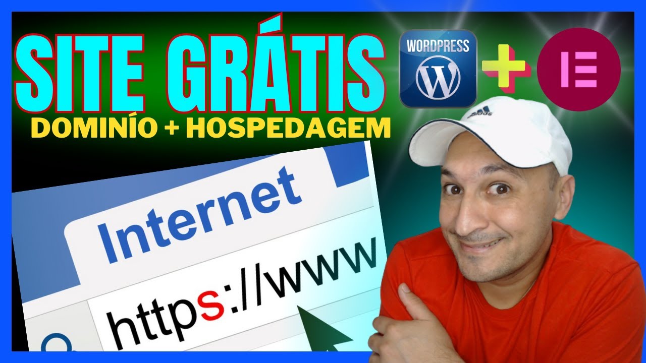 Como Criar Um SITE GRÁTIS Em Menos de 10 MIN DOMÍNIO HOSPEDAGEM Com ...