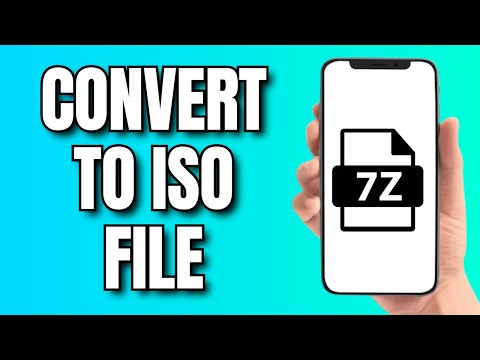 How to Convert 7z file Into ISO