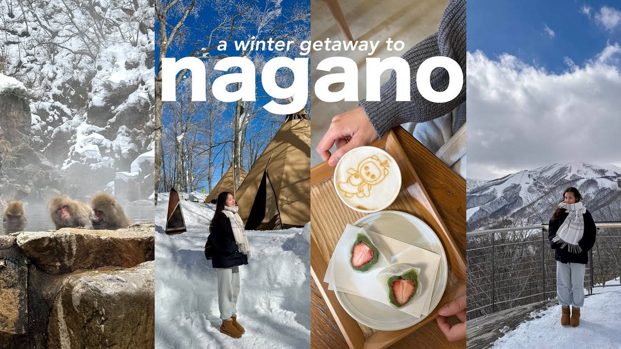 a winter getaway to Nagano (2-day itinerary, hakuba, snow monkey and cozy cafes) Japan Travel Vlog