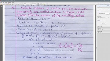 8❤10th Maths  Mensuration Exercise 10.4