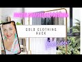 KetosisMom Reviews Gold Clothing Rack From Amazon KetosisMom Reviews Gold Clothing Rack From Amazon