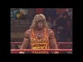 Unreleased tag match ultimate warrior  bret hitman hart vs papa shango  kamala 13th oct 1992