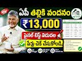 ఏపీ ఈనెల 19 నుండి ఖాతాల్లోకి తల్లికి వందనం ₹13000 ఫైనల్ లిస్ట్ విడుదల|talliki vndanam payment status