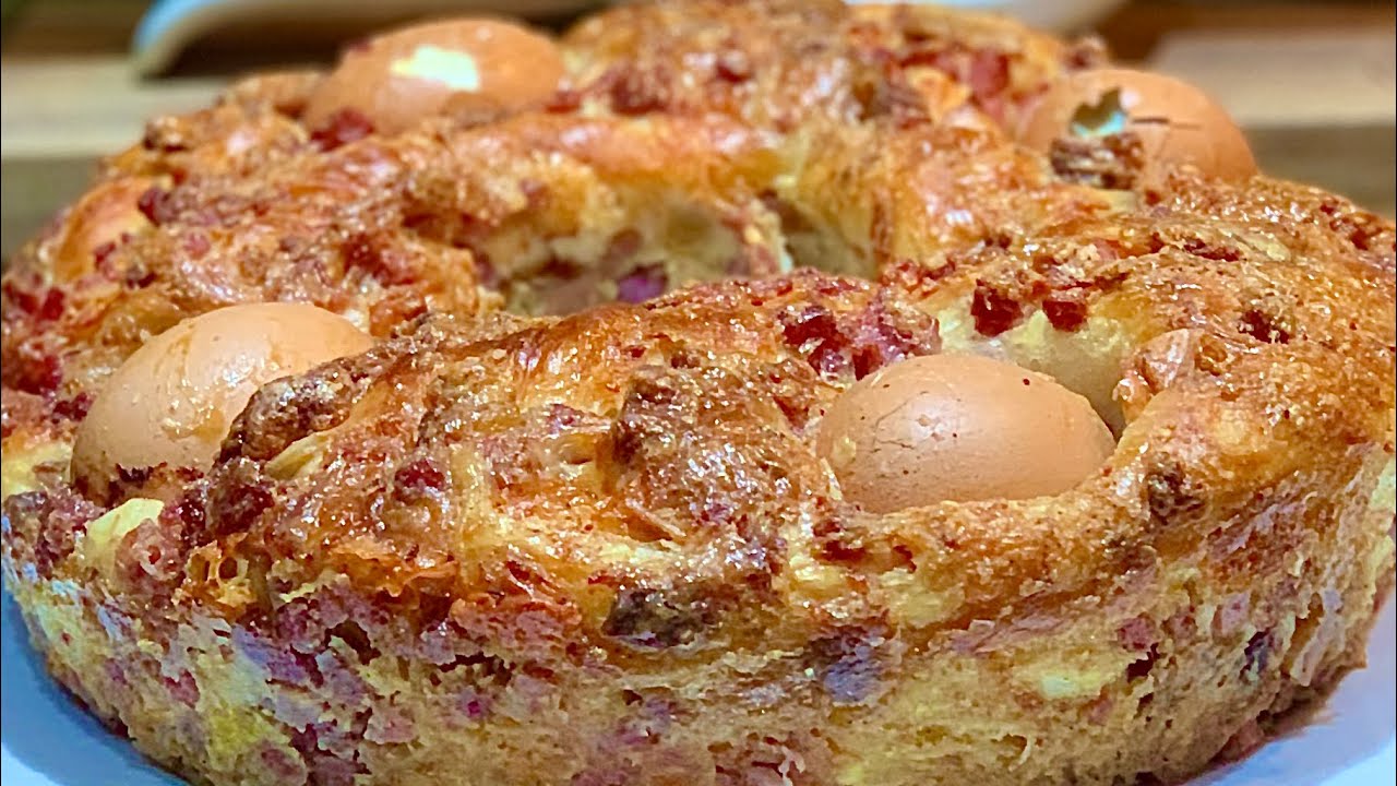 Casatiello Napoletano #ricettafacileeveloce #ricettacasatiello #chefziopietro