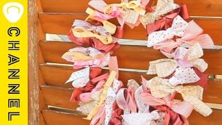 材料はリボンと針金だけ リボンリースの作り方 Diy方法 Marry マリー