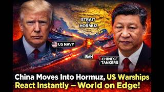 China Moves Into Hormuz, US Warships React Instantly – World on Edge!