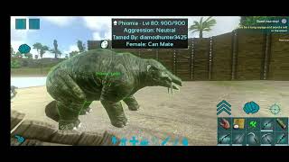 Making t-rex saddle journey saddle Ark aurvival evolved mobile
