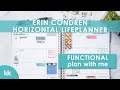 Erin Condren Horizontal LifePlanner Functional Plan with Me Michaels and EC Planner Sticker Book