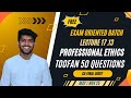Lec 17.13 Professional Ethics: TOOFAN 50 Questions - CA Mahesh Lamkane #cafinalaudit #audit