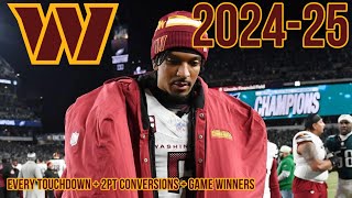Every Washington Commanders Touchdown of the 2024-25 NFL Season