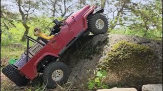 FMS Roc Hobby Mashigan Jeep YJ   YK4083 H1 Hummer Rock Crawling 2 ASMR