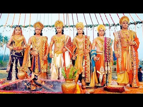 Om Rajadhi Rajay Mahabharat Song  Bhisma Pitamah Rajya Abhishek song
