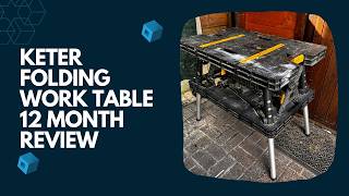 keter folding work table 12 month review. MUST WATCH !!