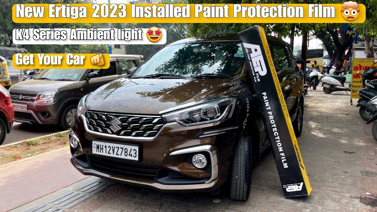 New Maruti Suzuki Ertiga Get Paint Protection Film & K4 Ambient Light