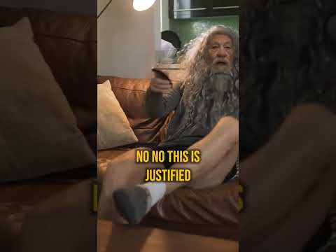 Gandalf roasts Saruman