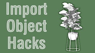 Revit Import HACKS: Two Ways to Add 3D Objects #revit