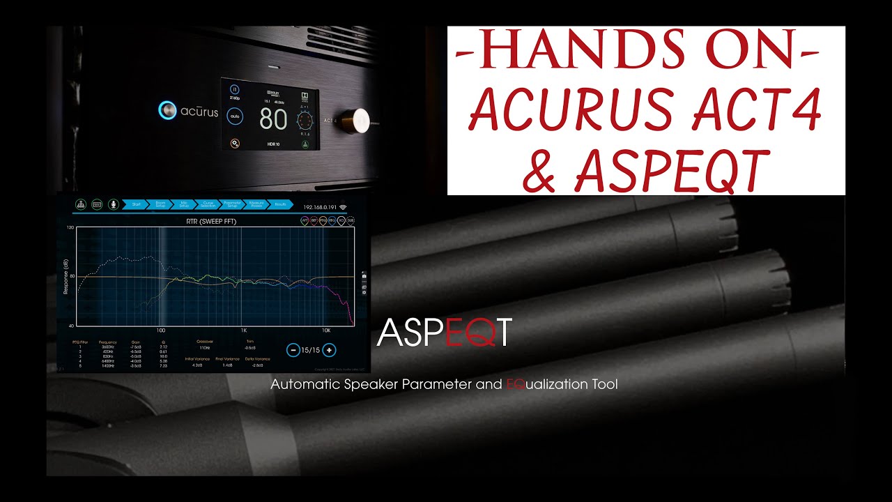WOW! Acurus ASPEQT room correction walkthrough.