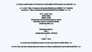 CSS sprite animation looks a bit jerky