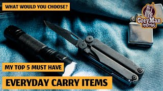 Top 5 EDC Essentials | If You Could Only Choose 5 | What Would yours Be? Profile