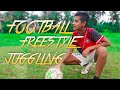 Football freestyle juggling 