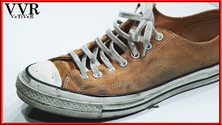 [ASMR] Clean&Restore 'Converse' Chuck Taylor 1970s Orange Suede / 컨버스 척테일러 1970s 오렌지 스웨이드  안녕 4k