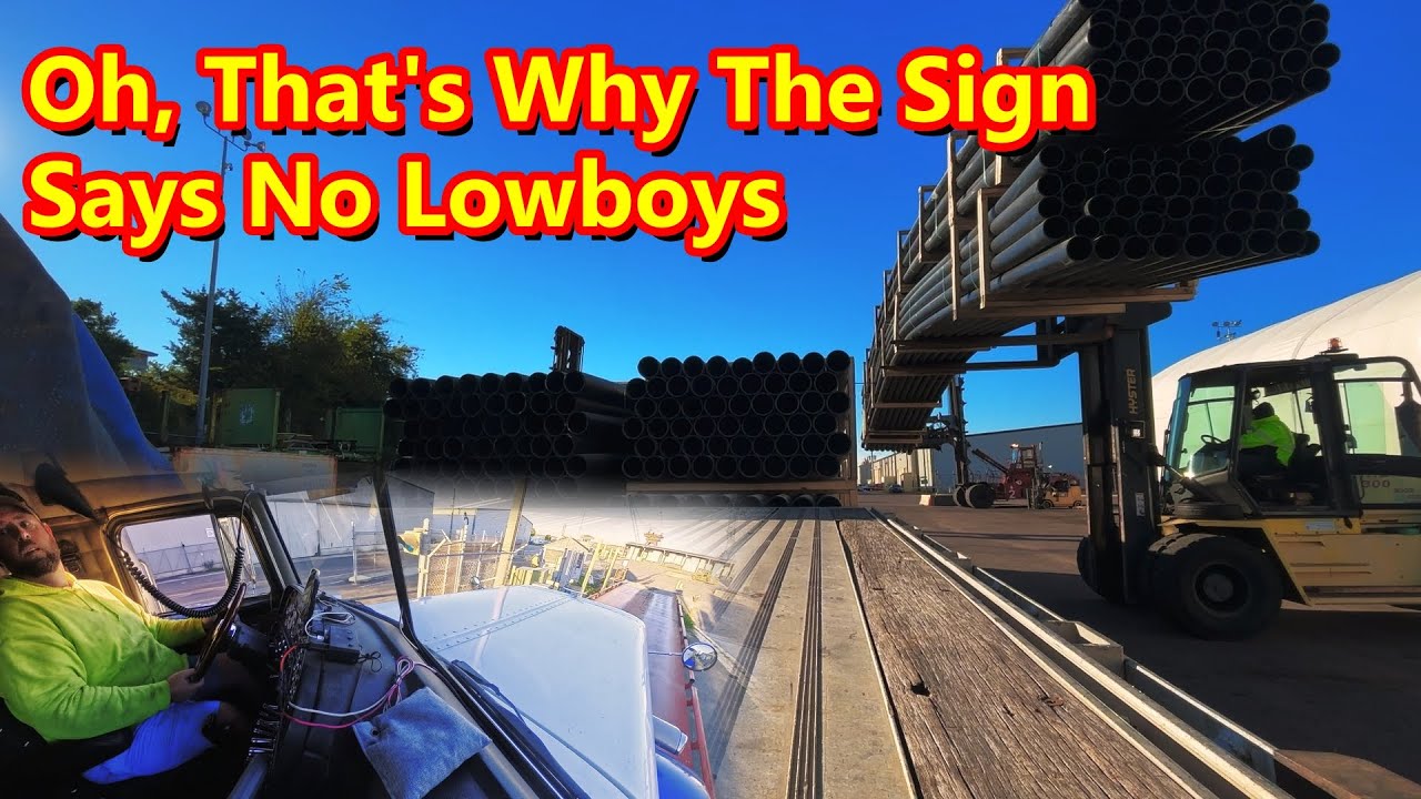 Delivering Plastic Pipe: Trailer Gets Stuck on Port Scales, Electrical Problems? - TX to FL