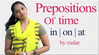 Prepositions  Usage of in, on, at in Tamil # 48  Learn English with Kaizen through Tamil