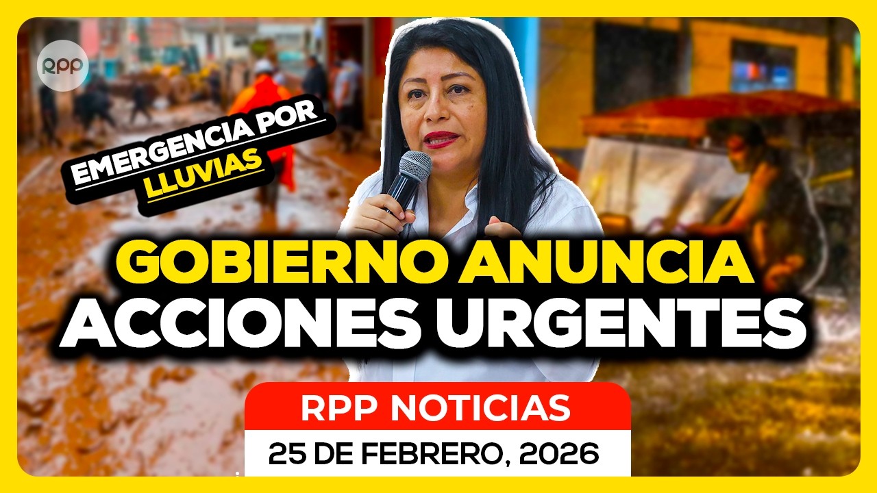 🔴 Premier Denisse Miralles informa acciones del Gobierno por lluvias intensas en regiones del Perú