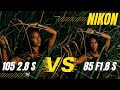 Nikkor Z MC 105mm f2.8 S vs  Z 85mm f1.8 S | Real World Portrait Comparison | Widest Apertures