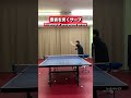 意表を突くサーブ A variety of unexpected serves