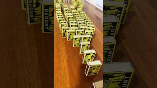 ►ASMR domino effect♥️ #dominoeffect #dominos #domino